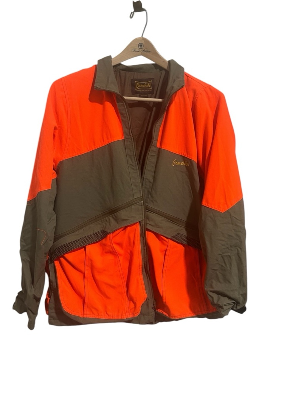 Hunting Jacket Gamehide Hunting Sportsman Orange Brown Long Sleeve Size Large - Picture 3 of 6